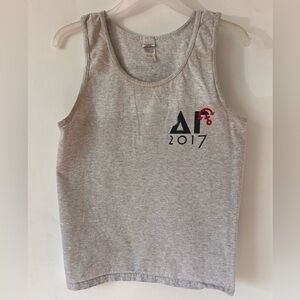 Delta Gamma Gray Tank Top Anchor Splash